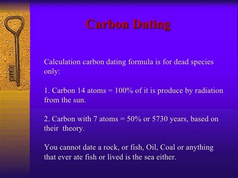 carbon dating vs creationism
